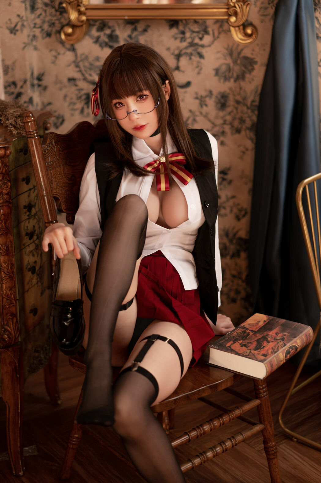 Coser@西园寺南歌 – 魔太郎 图书馆 天使 (41P)