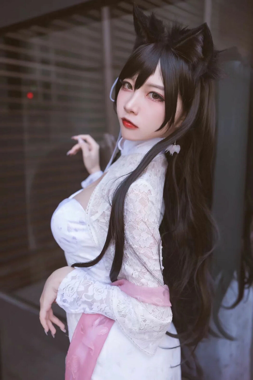 Coser@二佐Nisa – 碧蓝航线 爱宕旗袍 (19P)