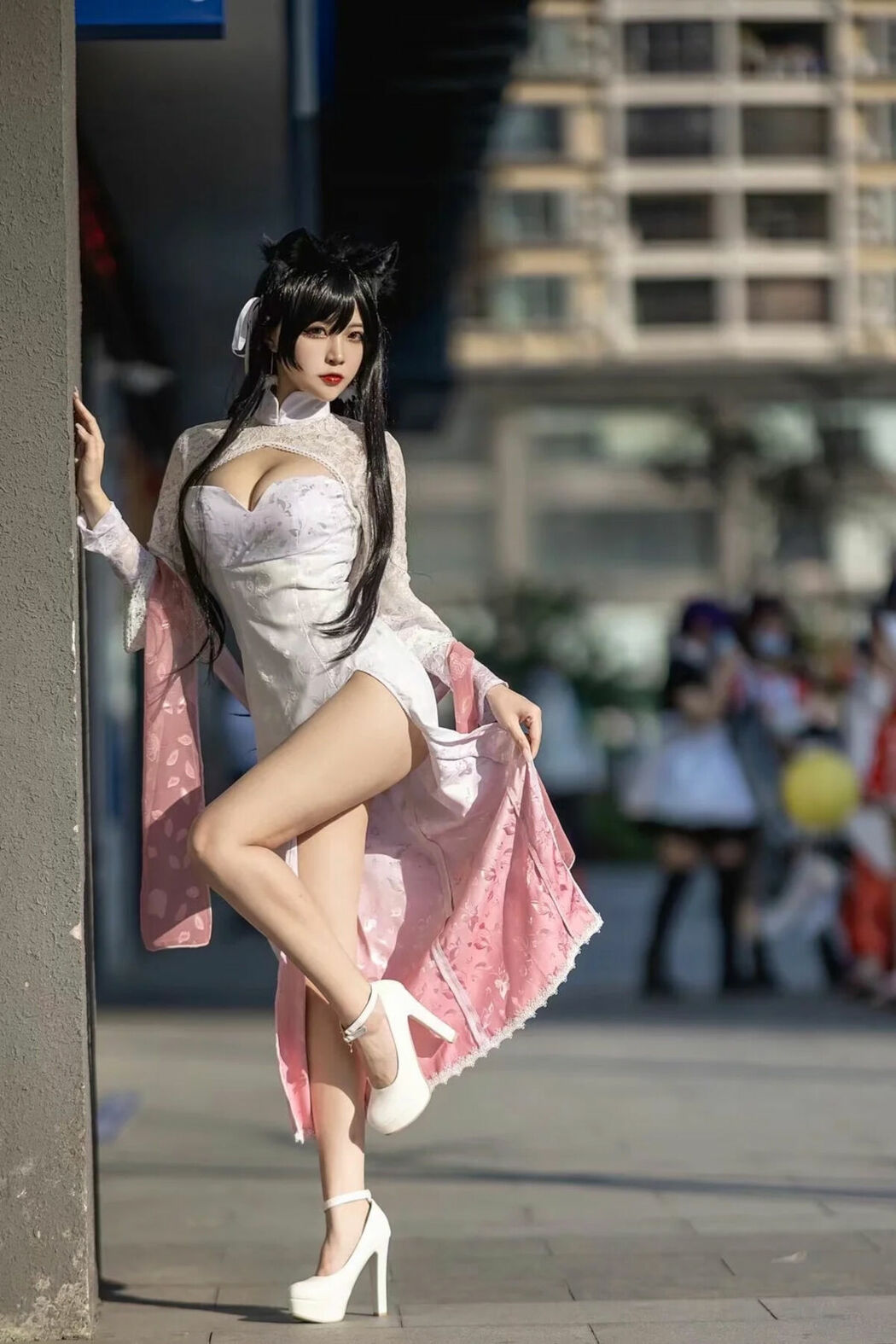 Coser@二佐Nisa – 碧蓝航线 爱宕旗袍 (19P)