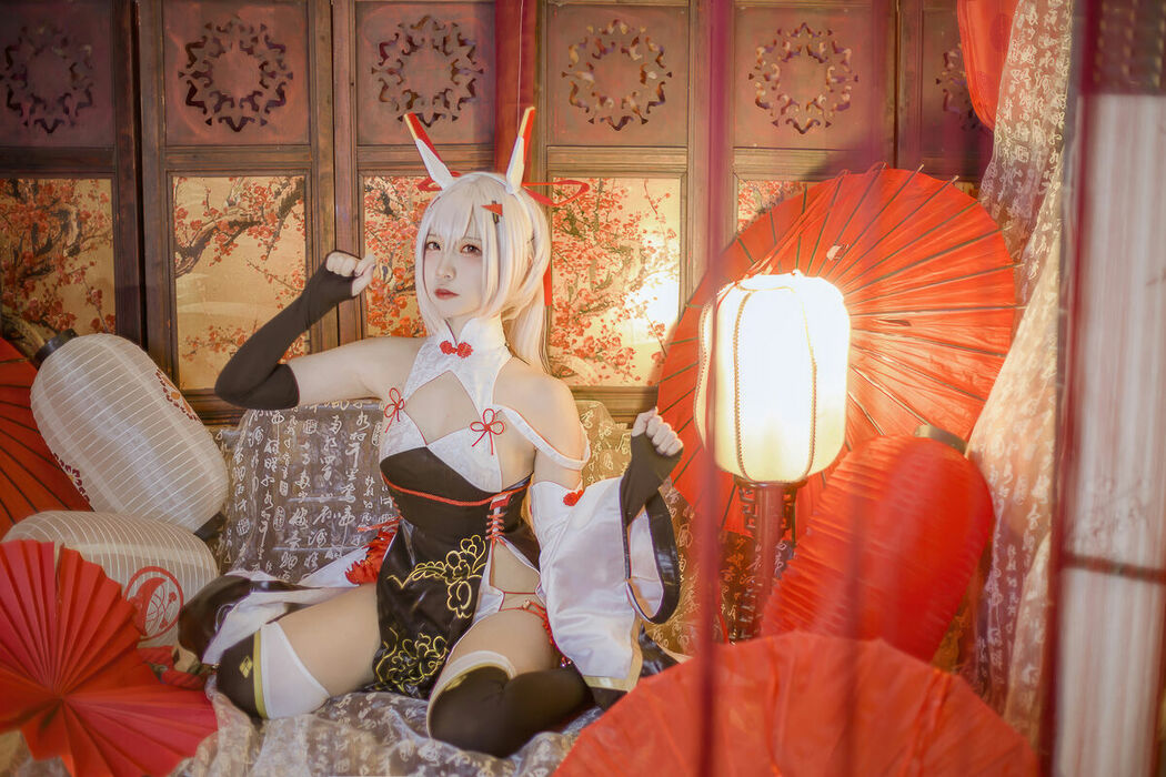 Coser@二佐Nisa – 碧蓝航线 绫波新春旗袍 (28P)