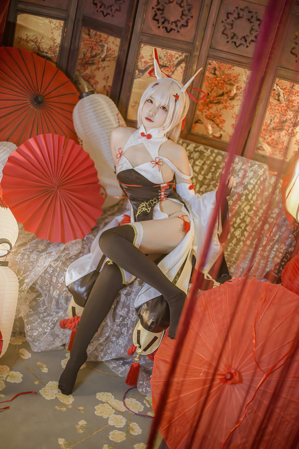 Coser@二佐Nisa – 碧蓝航线 绫波新春旗袍 (28P)