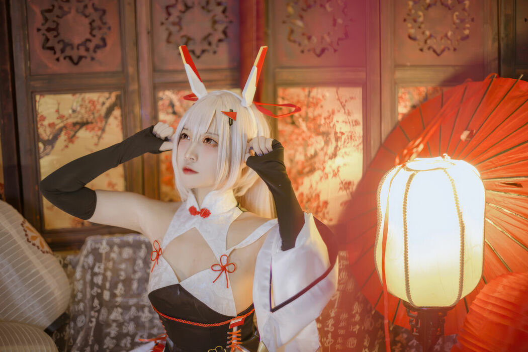 Coser@二佐Nisa – 碧蓝航线 绫波新春旗袍 (28P)