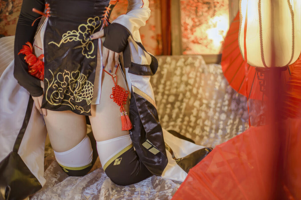 Coser@二佐Nisa – 碧蓝航线 绫波新春旗袍 (28P)