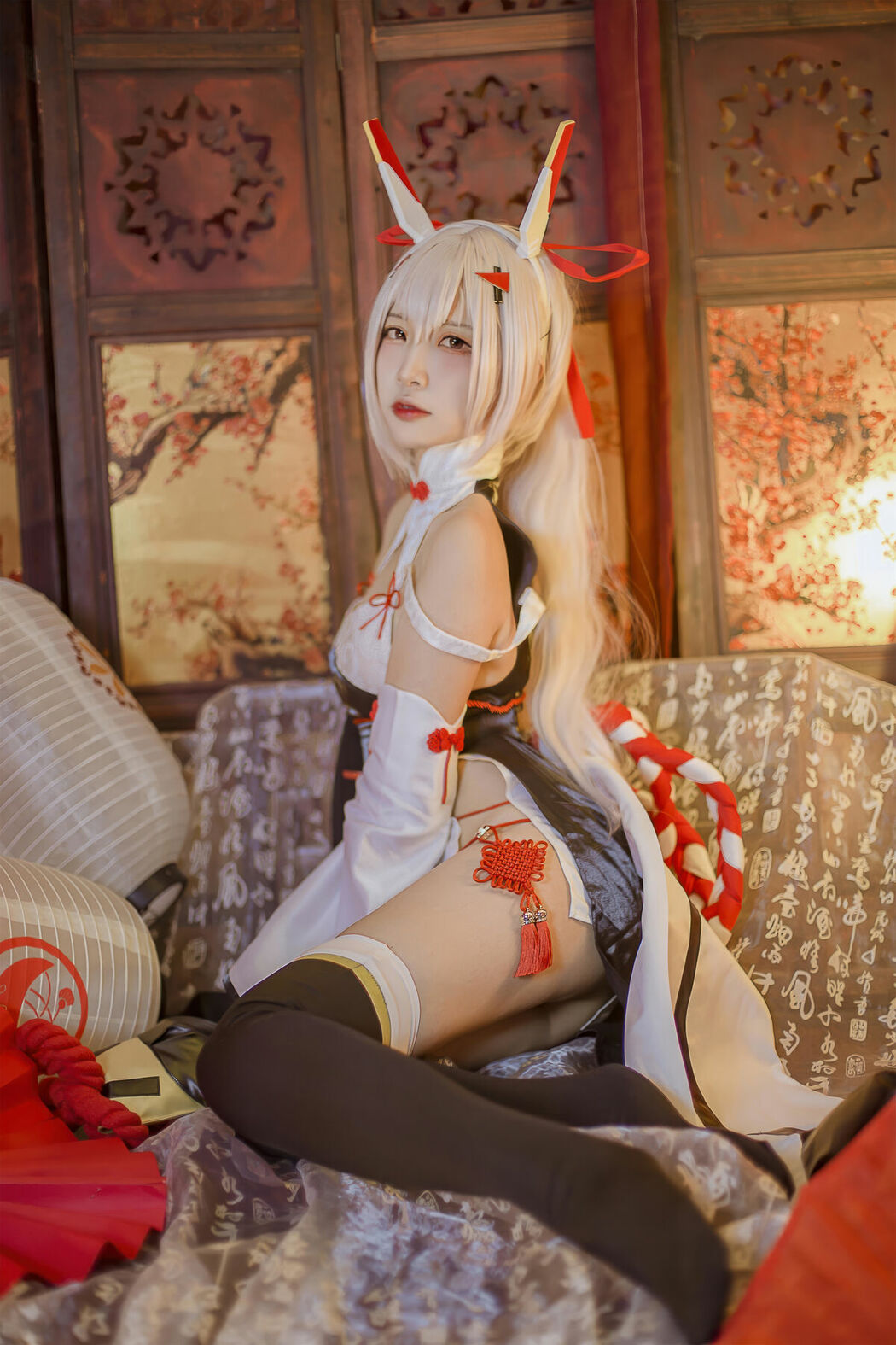 Coser@二佐Nisa – 碧蓝航线 绫波新春旗袍 (28P)