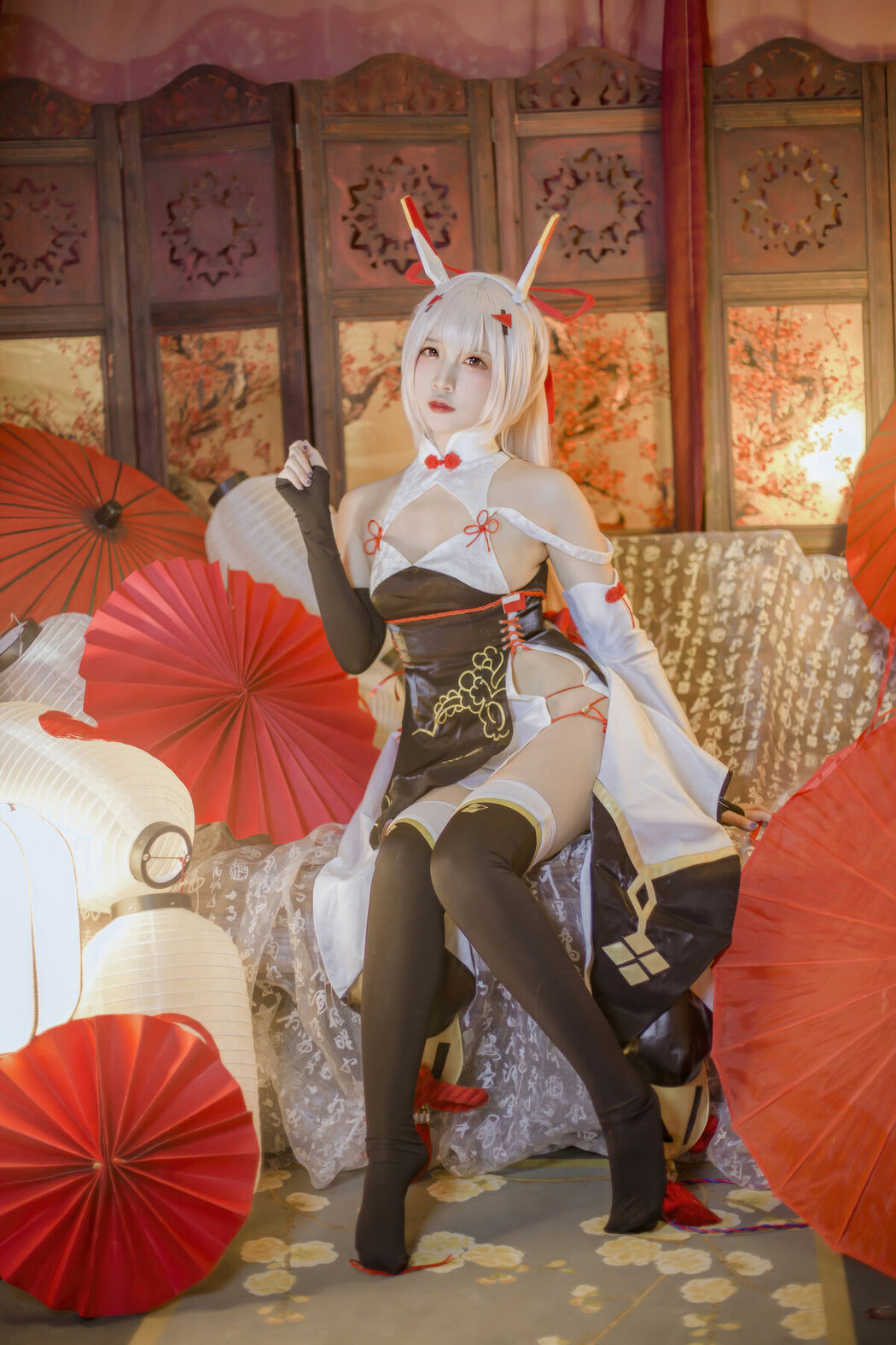 Coser@二佐Nisa – 碧蓝航线 绫波新春旗袍 (28P)