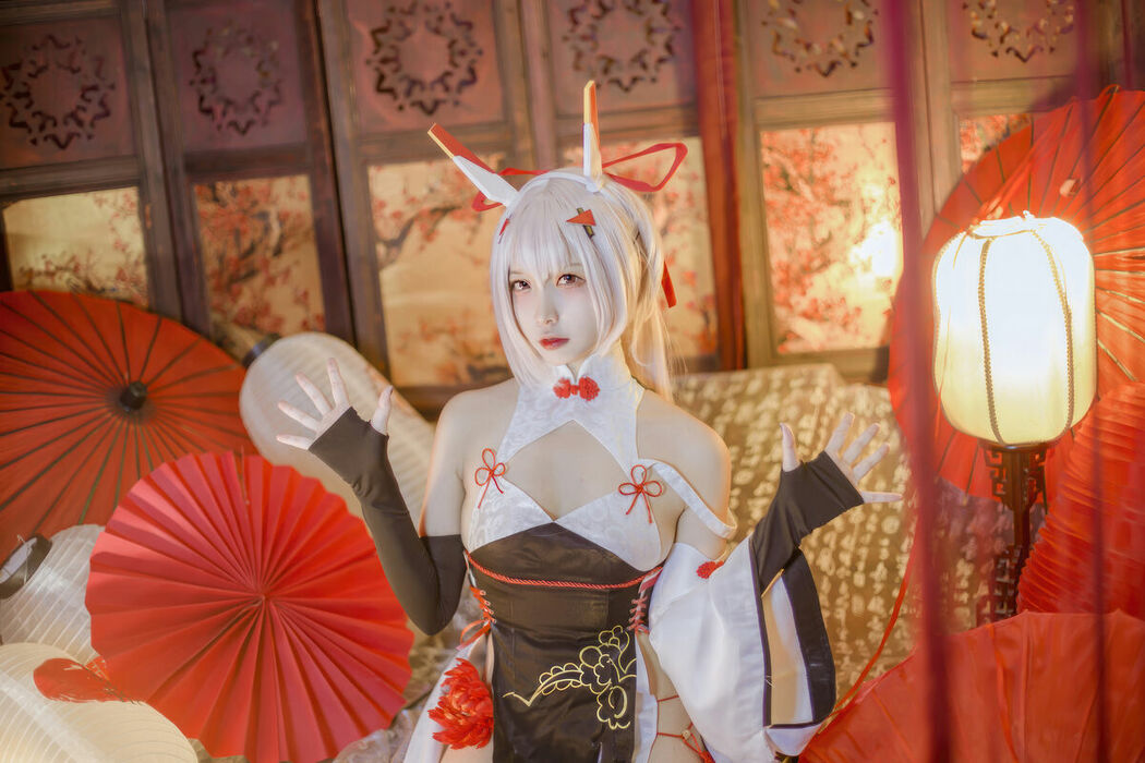 Coser@二佐Nisa – 碧蓝航线 绫波新春旗袍 (28P)
