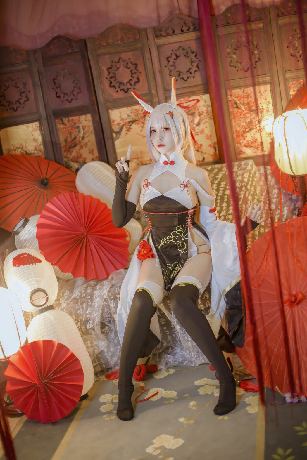 Coser@二佐Nisa – 碧蓝航线 绫波新春旗袍 (28P)