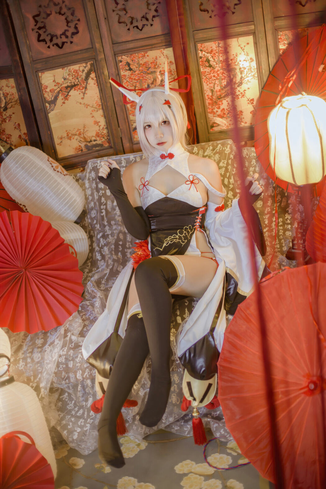 Coser@二佐Nisa – 碧蓝航线 绫波新春旗袍 (28P)