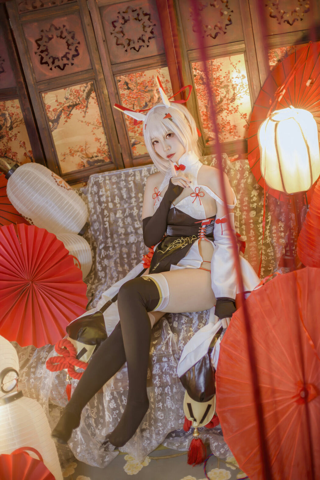 Coser@二佐Nisa – 碧蓝航线 绫波新春旗袍 (28P)