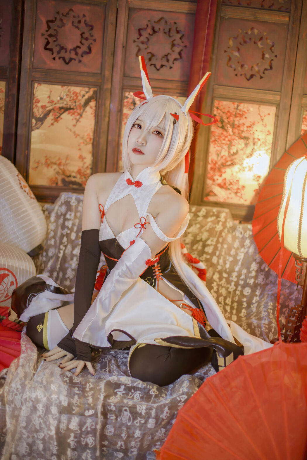 Coser@二佐Nisa – 碧蓝航线 绫波新春旗袍 (28P)