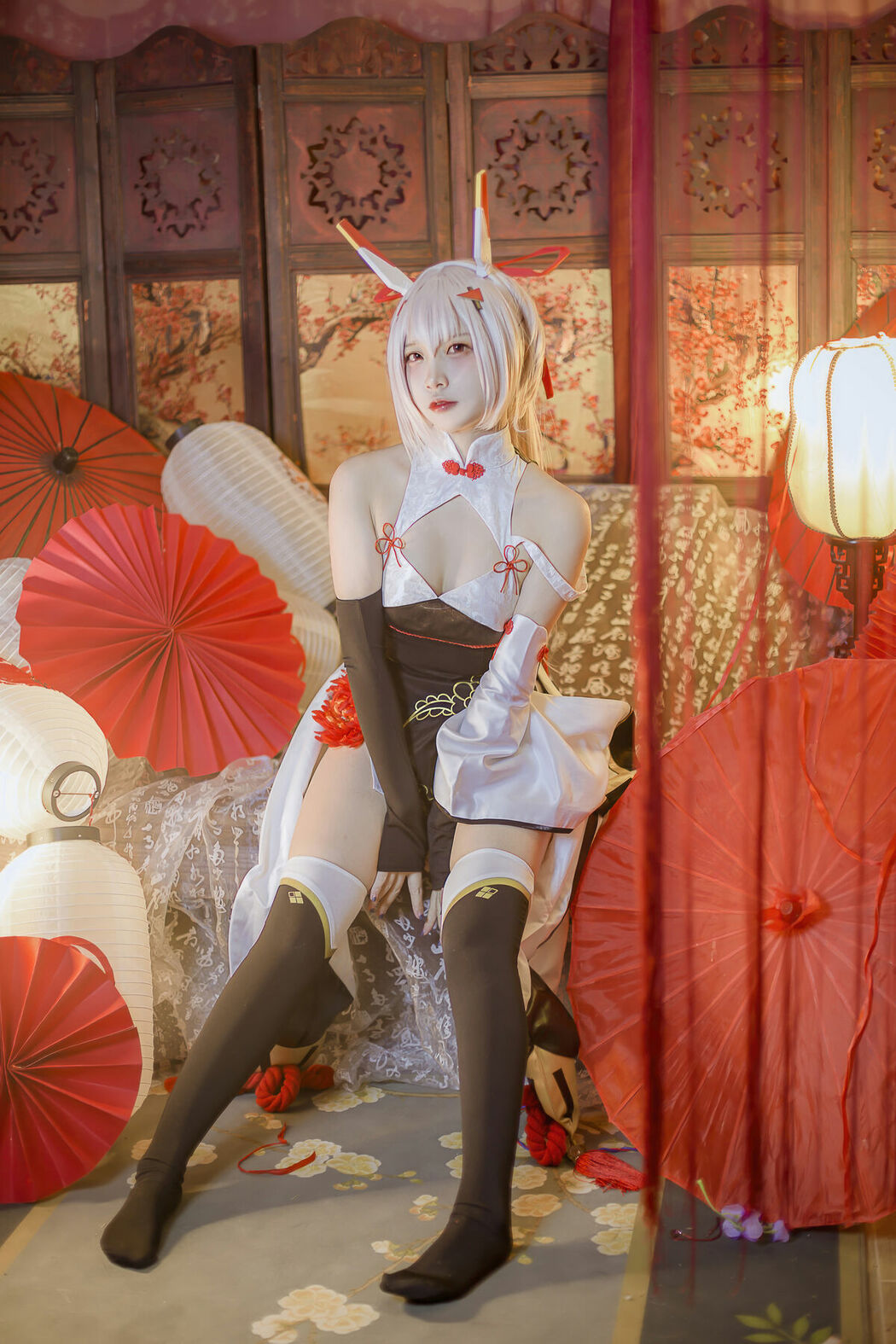 Coser@二佐Nisa – 碧蓝航线 绫波新春旗袍 (28P)