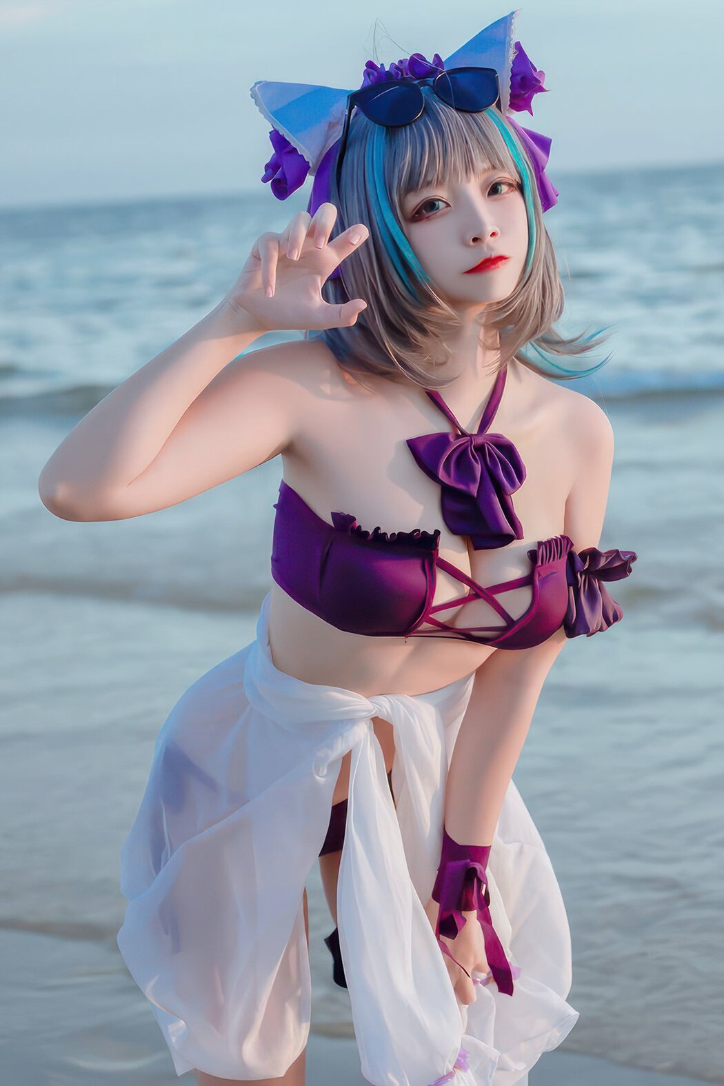 Coser@二佐Nisa – 碧蓝航线-柴郡泳装 (31P) Cover Photo