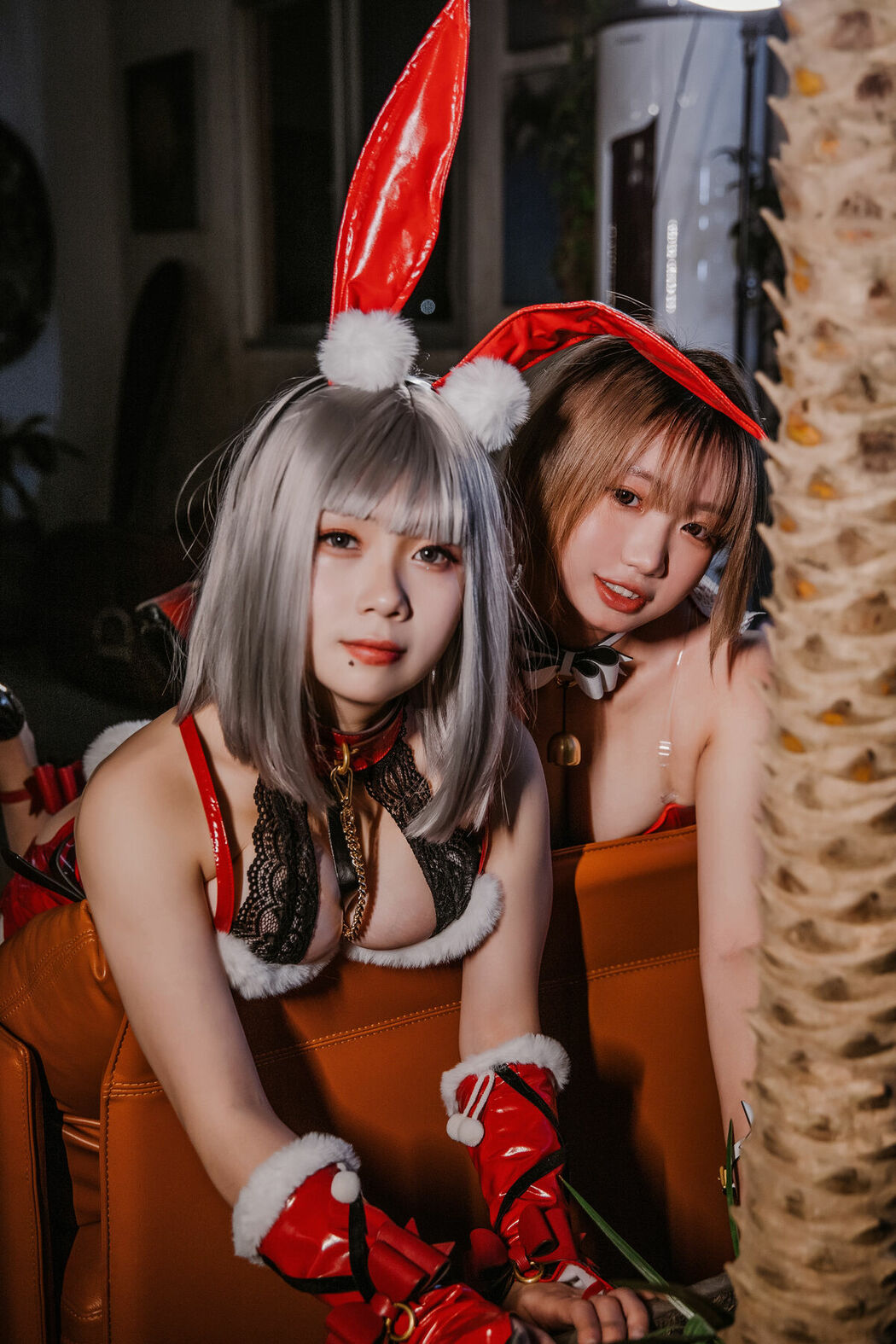Coser@柒柒要乖哦 And 末夜787 – 双人圣诞礼物 (65P)
