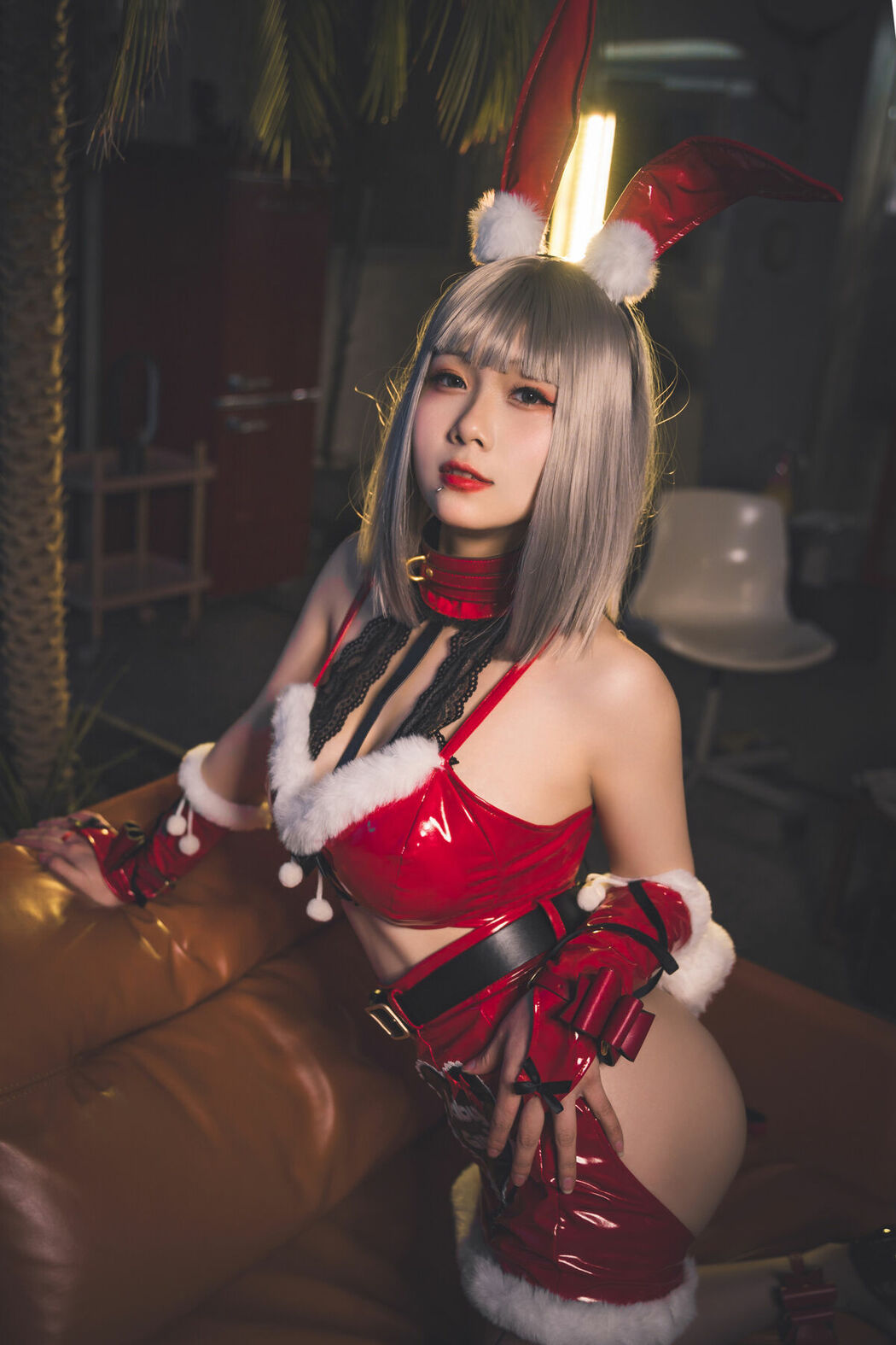 Coser@柒柒要乖哦 And 末夜787 – 双人圣诞礼物 (65P)