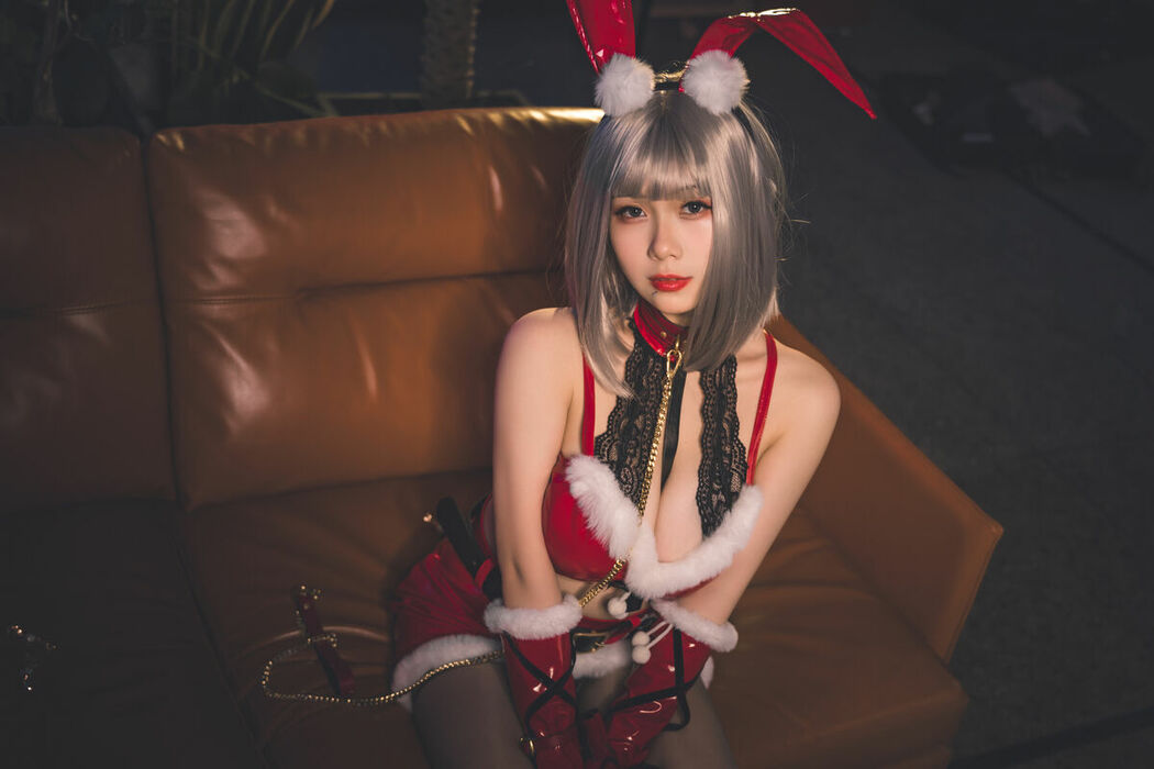 Coser@柒柒要乖哦 And 末夜787 – 双人圣诞礼物 (65P)