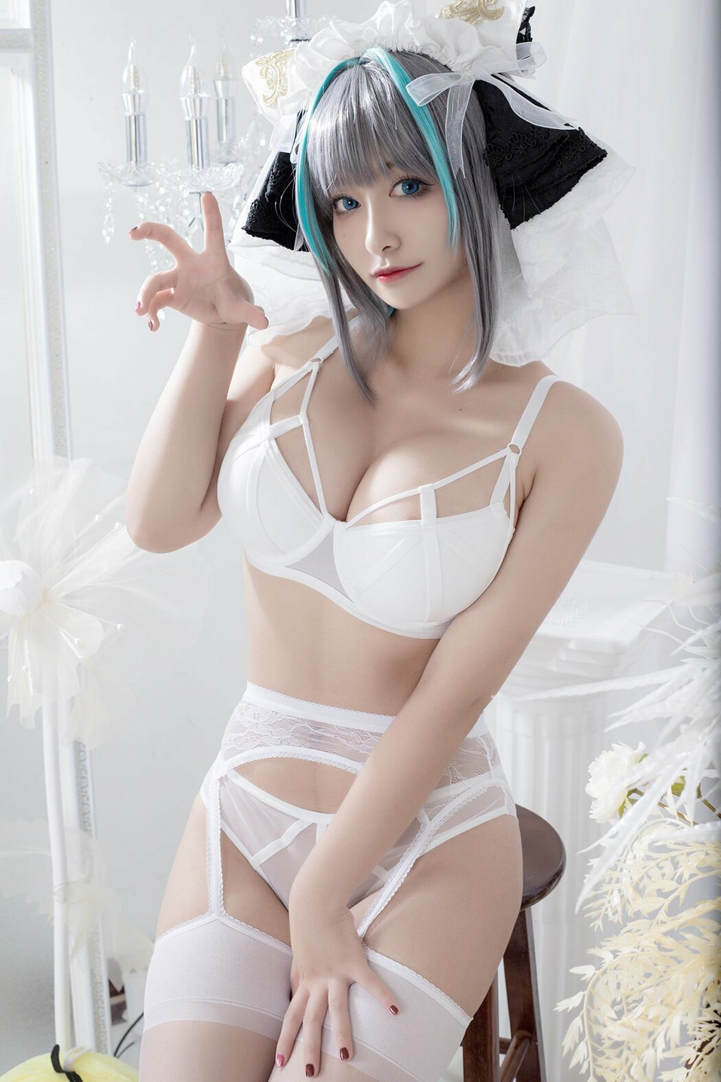 Coser@洛璃LoLiSAMA – 柴郡同人内衣 (67P) Cover Photo