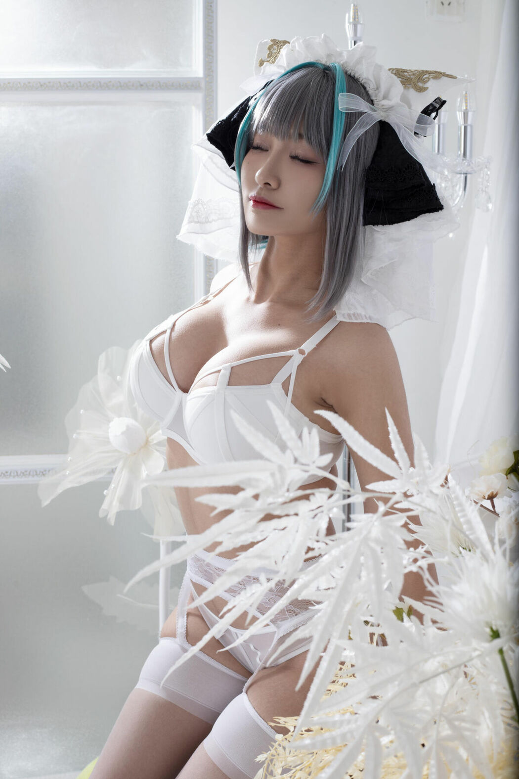 Coser@洛璃LoLiSAMA – 柴郡同人内衣 (67P)