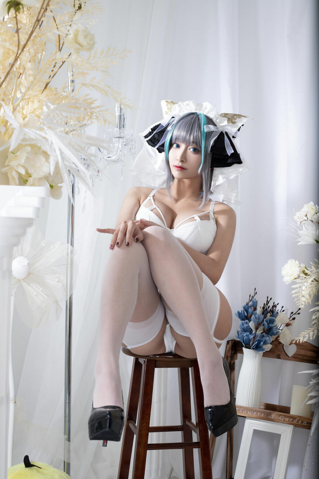 Coser@洛璃LoLiSAMA – 柴郡同人内衣 (67P)