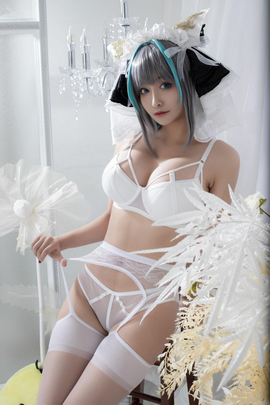 Coser@洛璃LoLiSAMA – 柴郡同人内衣 (67P)