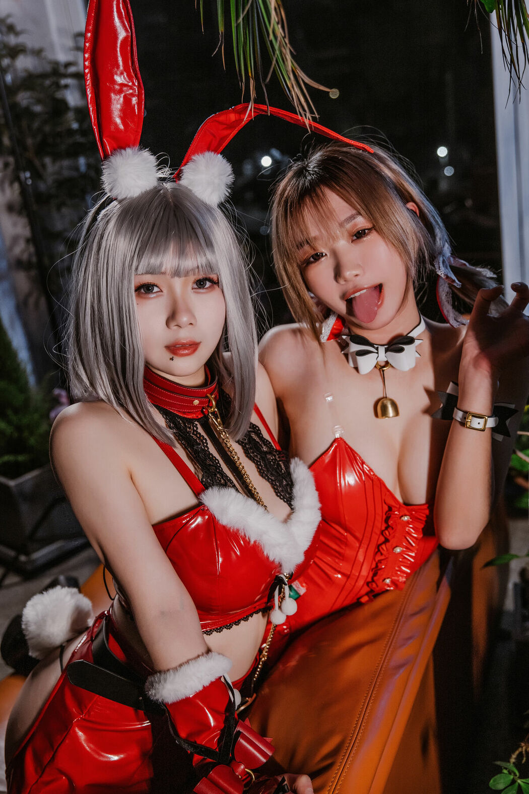 Coser@柒柒要乖哦 And 末夜787 – 双人圣诞礼物 (65P)