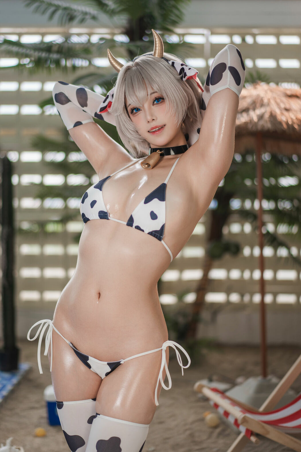 Coser@蜜汁猫裘 – 棕色尘埃 奶牛 Part02 (59P)