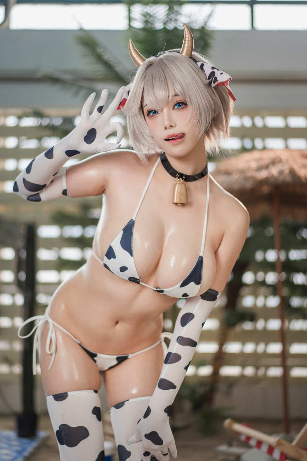 Coser@蜜汁猫裘 – 棕色尘埃 奶牛 Part02 (59P)
