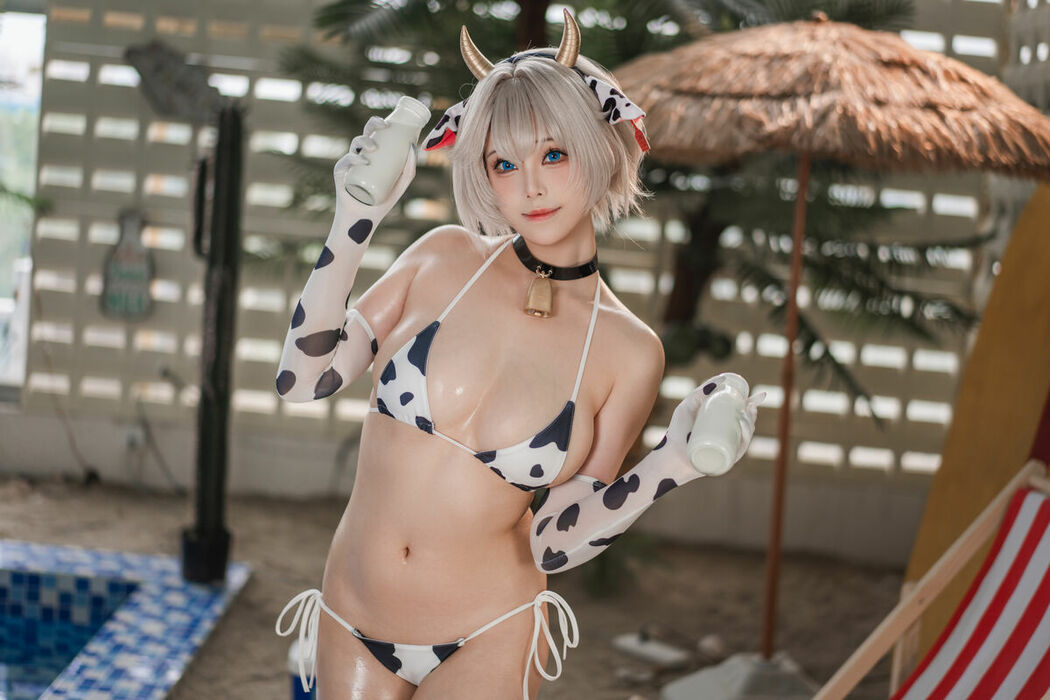 Coser@蜜汁猫裘 – 棕色尘埃 奶牛 Part03 (58P)