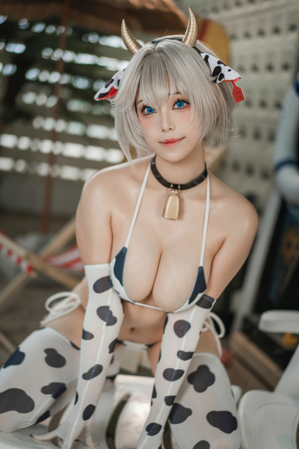 Coser@蜜汁猫裘 – 棕色尘埃 奶牛 Part02 (59P)