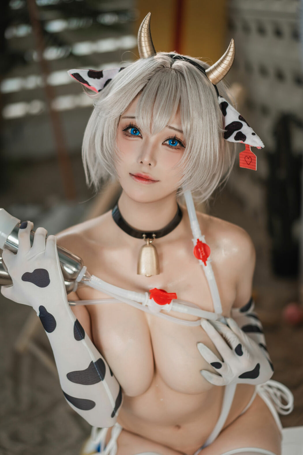Coser@蜜汁猫裘 – 棕色尘埃 奶牛 Part03 (58P)