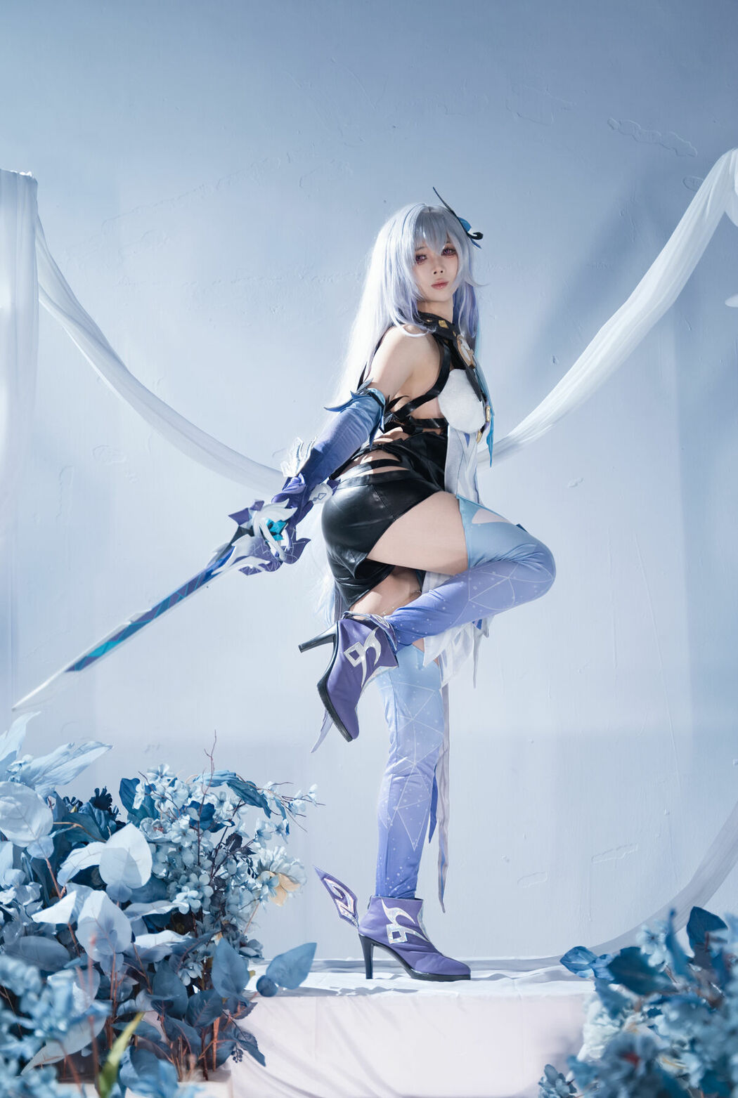 Coser@上杉绘梨落 – 原神 丝柯克 Part02 (60P)