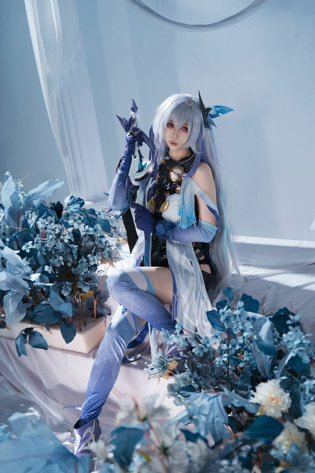 Coser@上杉绘梨落 – 原神 丝柯克 Part01 (60P)