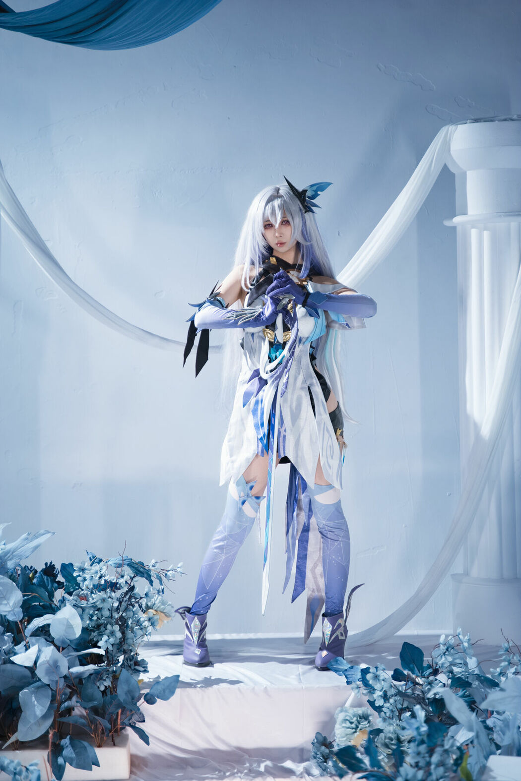 Coser@上杉绘梨落 – 原神 丝柯克 Part01 (60P)