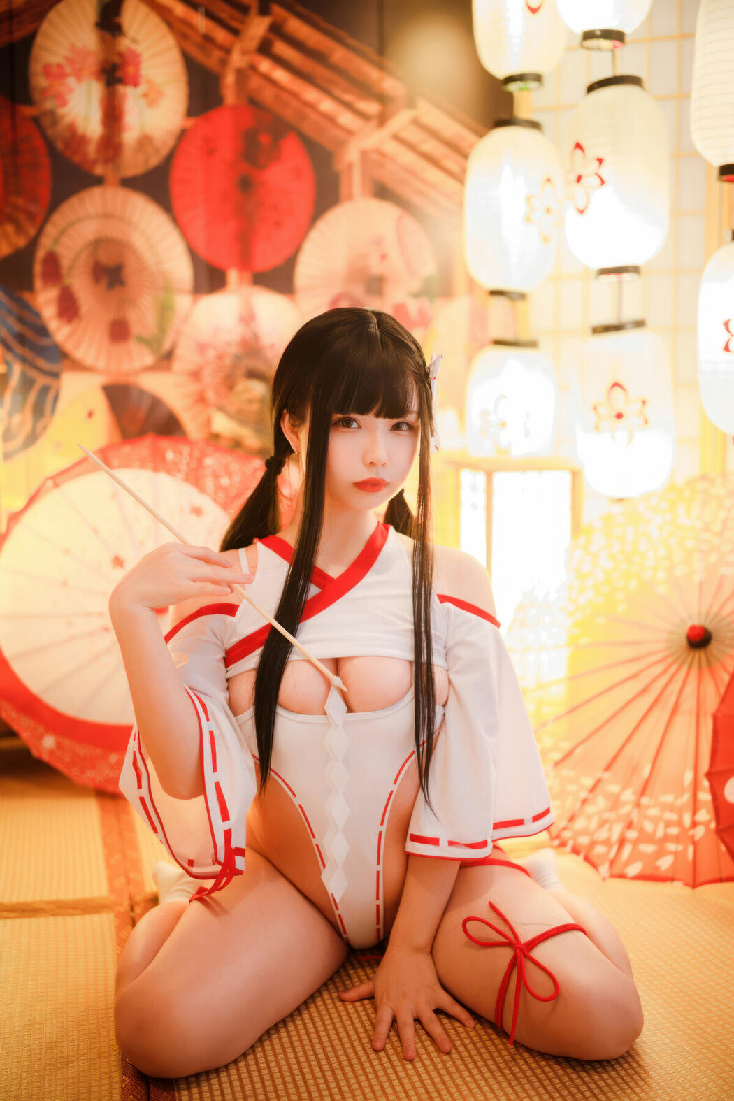 Coser@胡桃猫Kurumineko And 十万珍吱伏特 – 巫女And僵尸 Part02 (61P)