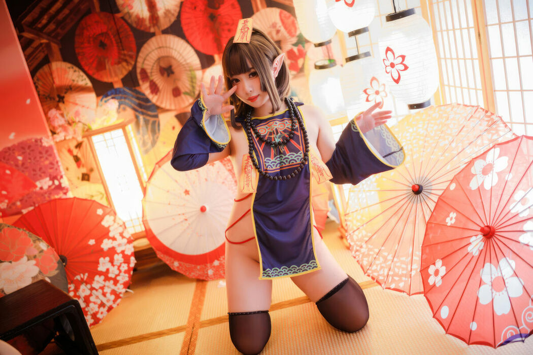 Coser@胡桃猫Kurumineko And 十万珍吱伏特 – 巫女And僵尸 Part02 (61P)