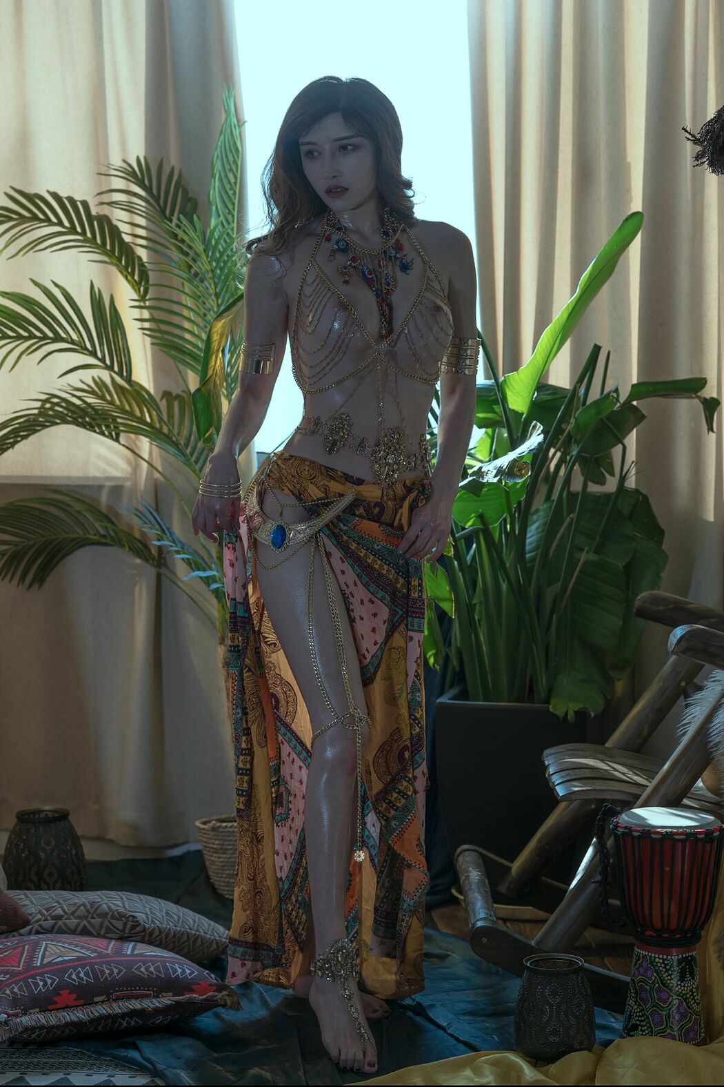 Coser@鹿八岁 – 神明少女 (44P)