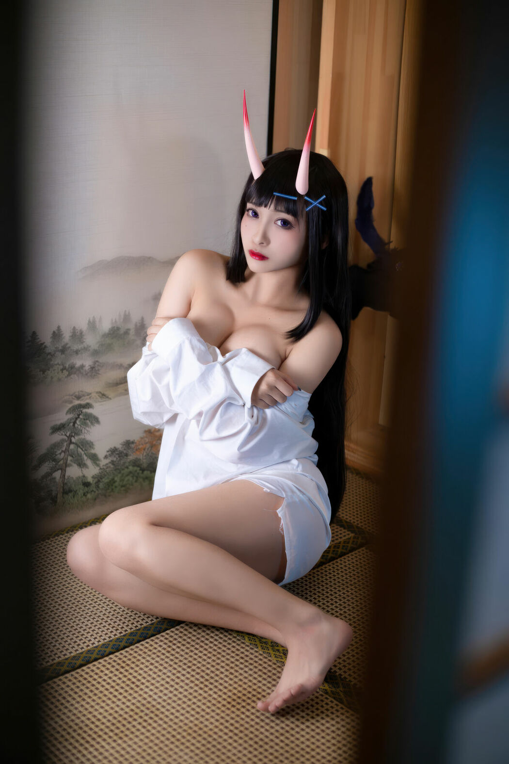 Coser@洛璃LoLiSAMA – 碧蓝航线-能代衬衣 (74P)