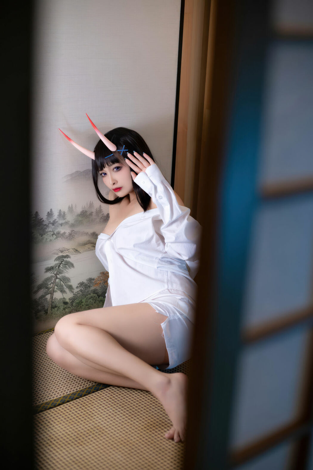 Coser@洛璃LoLiSAMA – 碧蓝航线-能代衬衣 (74P)
