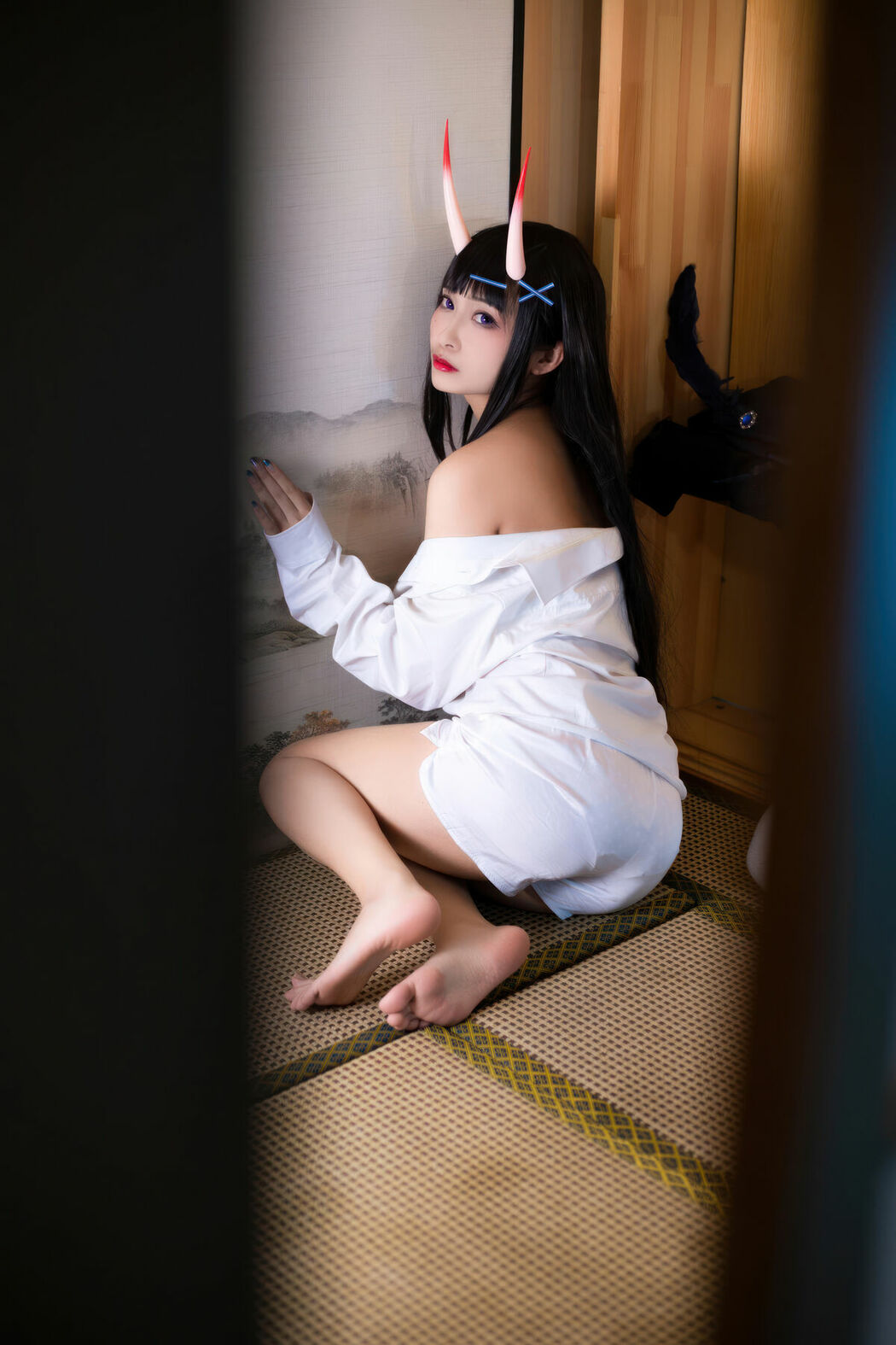 Coser@洛璃LoLiSAMA – 碧蓝航线-能代衬衣 (74P)