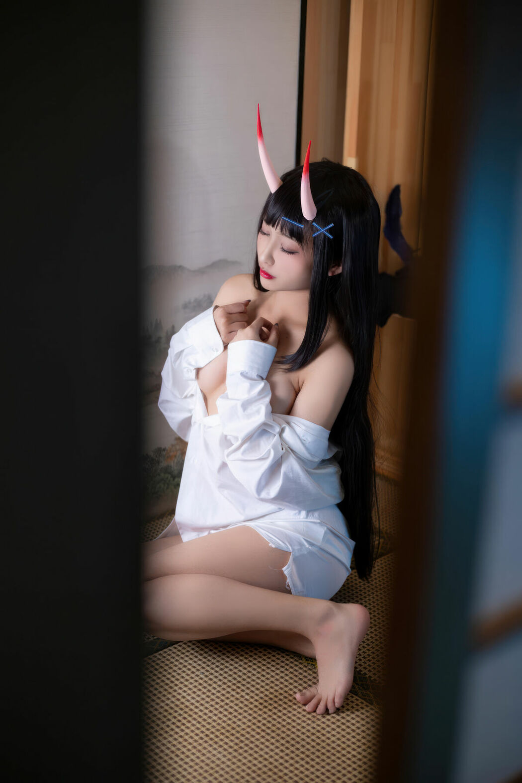 Coser@洛璃LoLiSAMA – 碧蓝航线-能代衬衣 (74P)