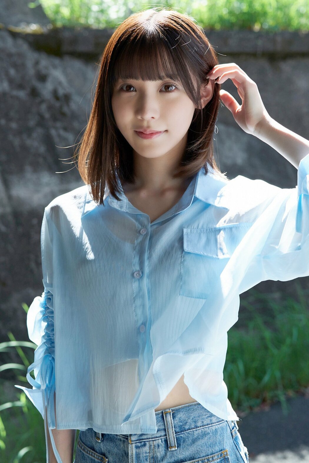 JP Nanami Sasaki 佐々木七海 – Refresh 水色エモーションデジタル写真集 Part01 (62P) Cover Photo