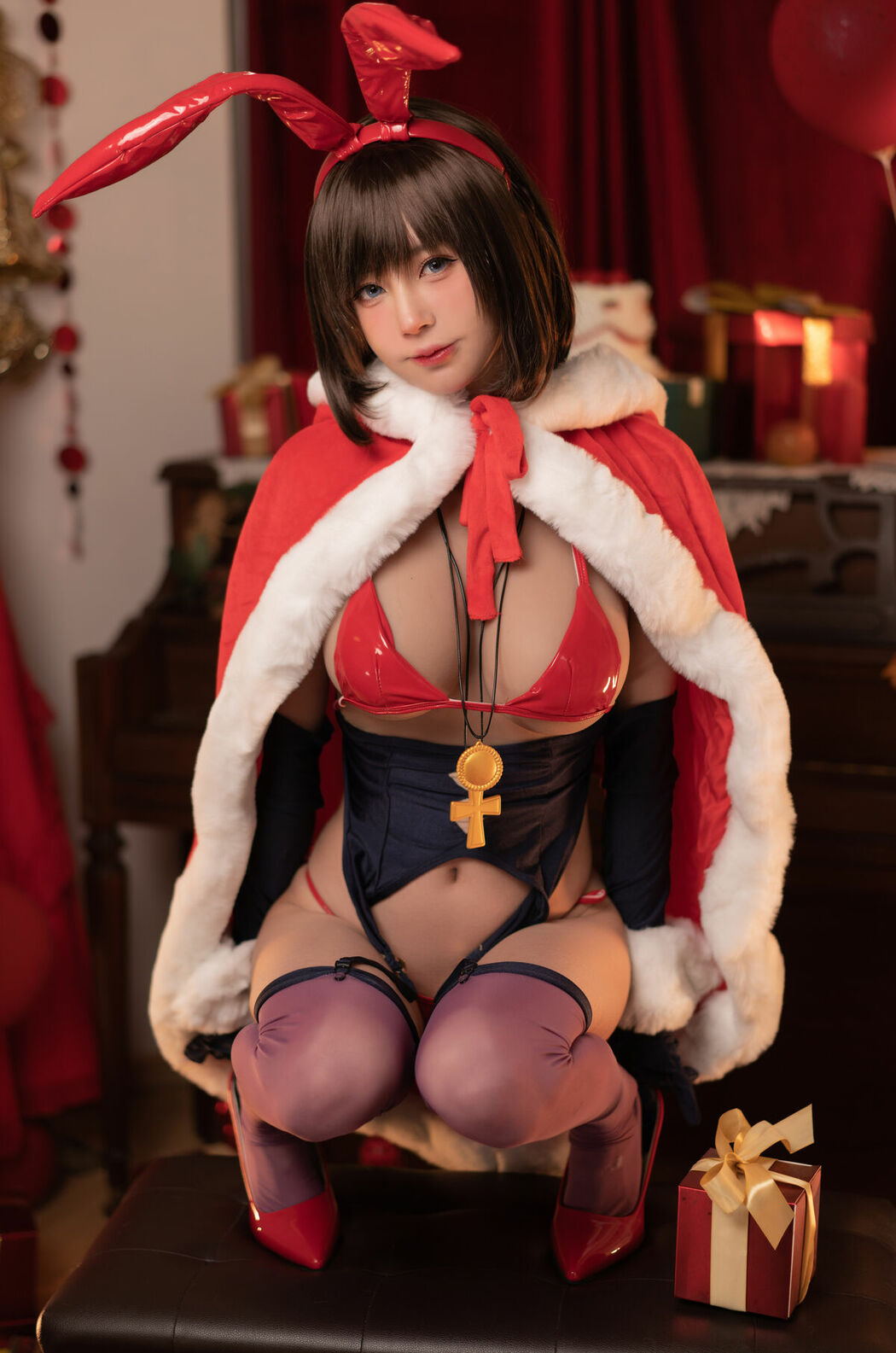 Coser@西园寺南歌 – 魔太郎 圣诞 (47P)