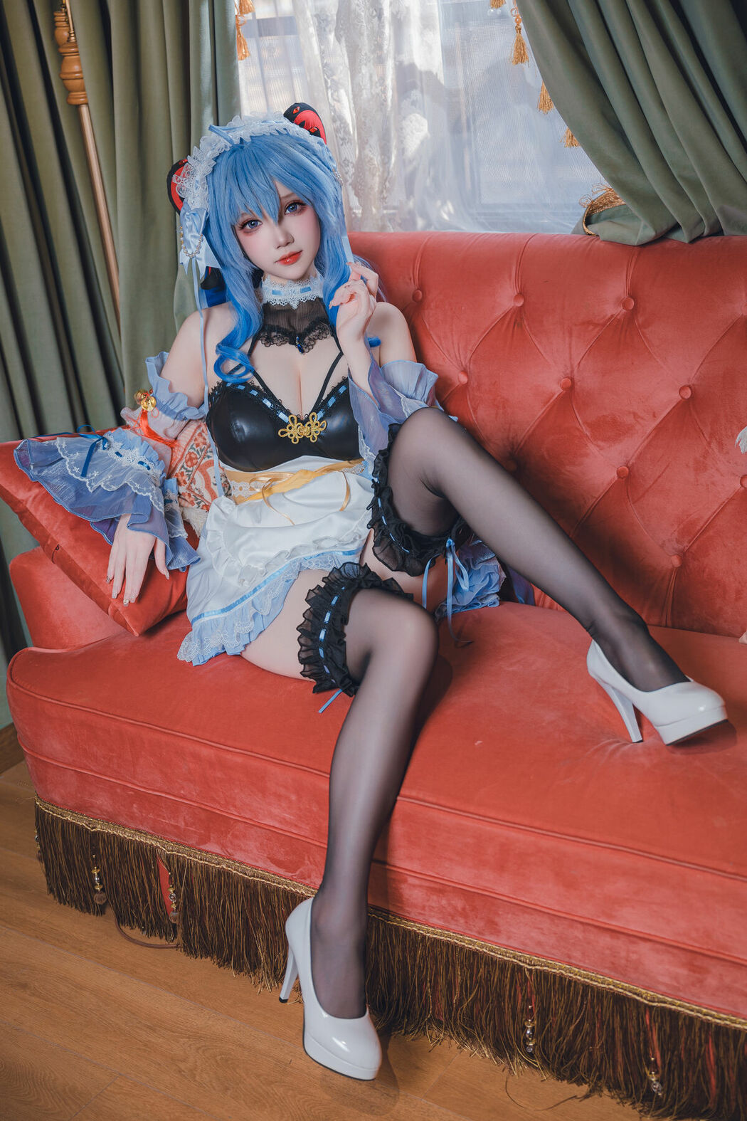 Coser@雪晴Astra – 原神 甘雨女仆 (32P)