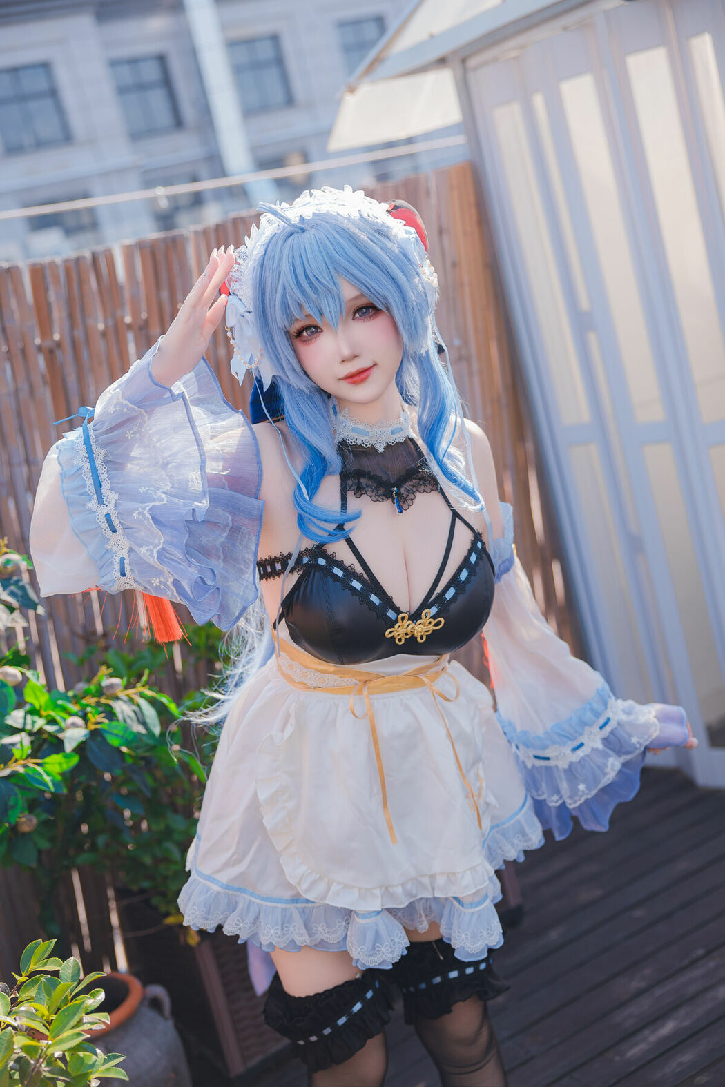 Coser@雪晴Astra – 原神 甘雨女仆 (32P)