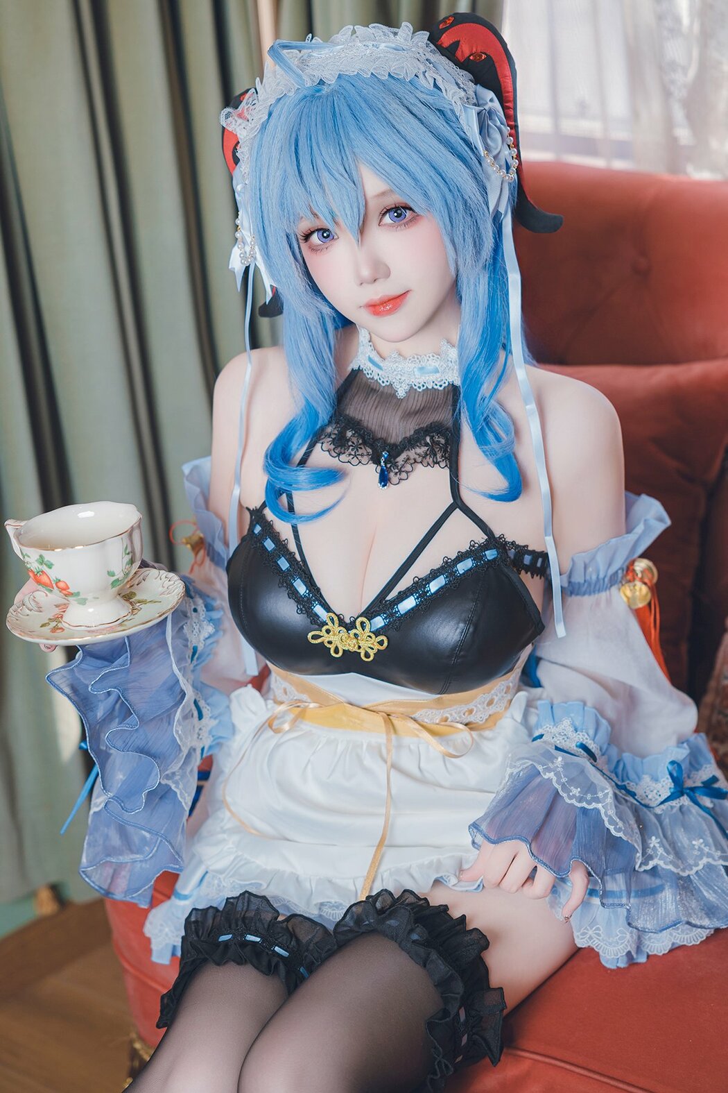 Coser@雪晴Astra – 原神 甘雨女仆 (32P) Cover Photo