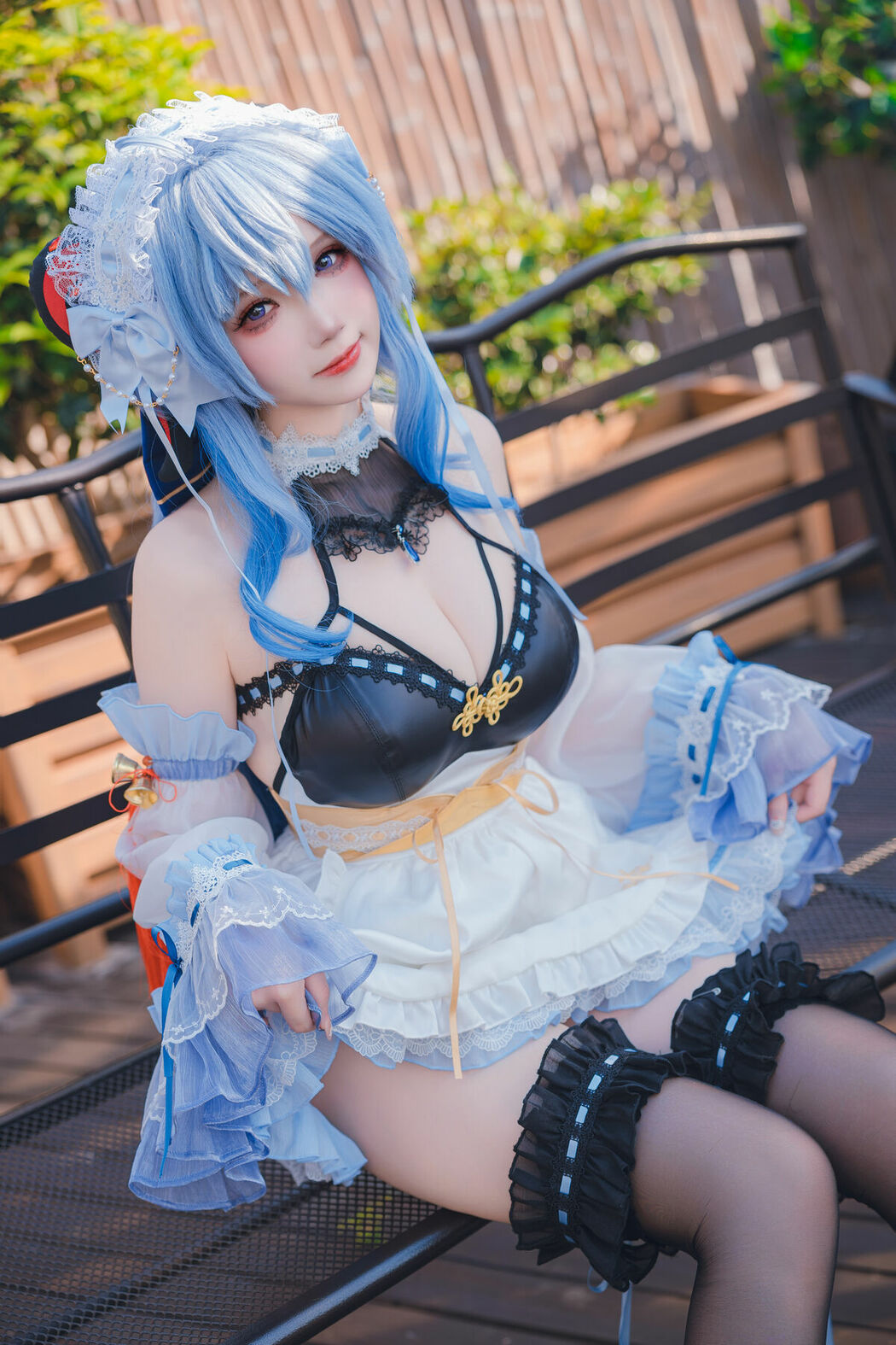 Coser@雪晴Astra – 原神 甘雨女仆 (32P)