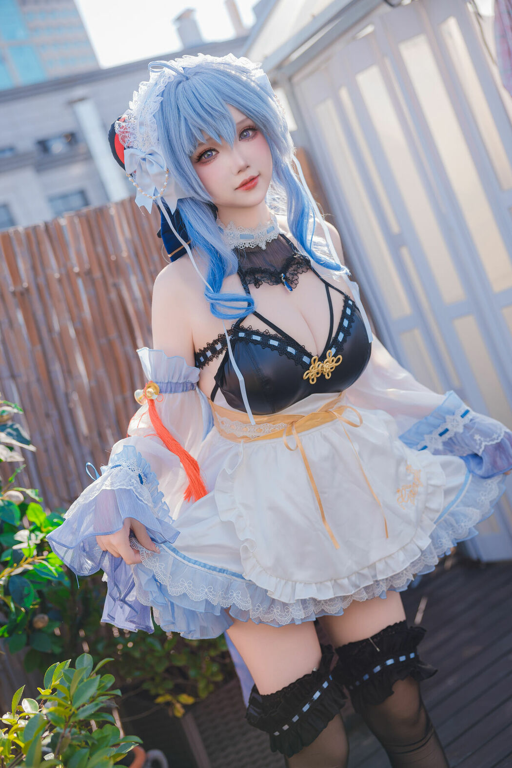 Coser@雪晴Astra – 原神 甘雨女仆 (32P)