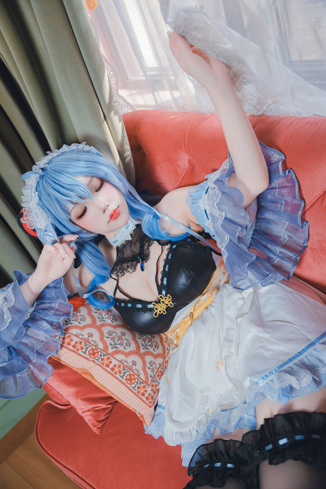 Coser@雪晴Astra – 原神 甘雨女仆 (32P)