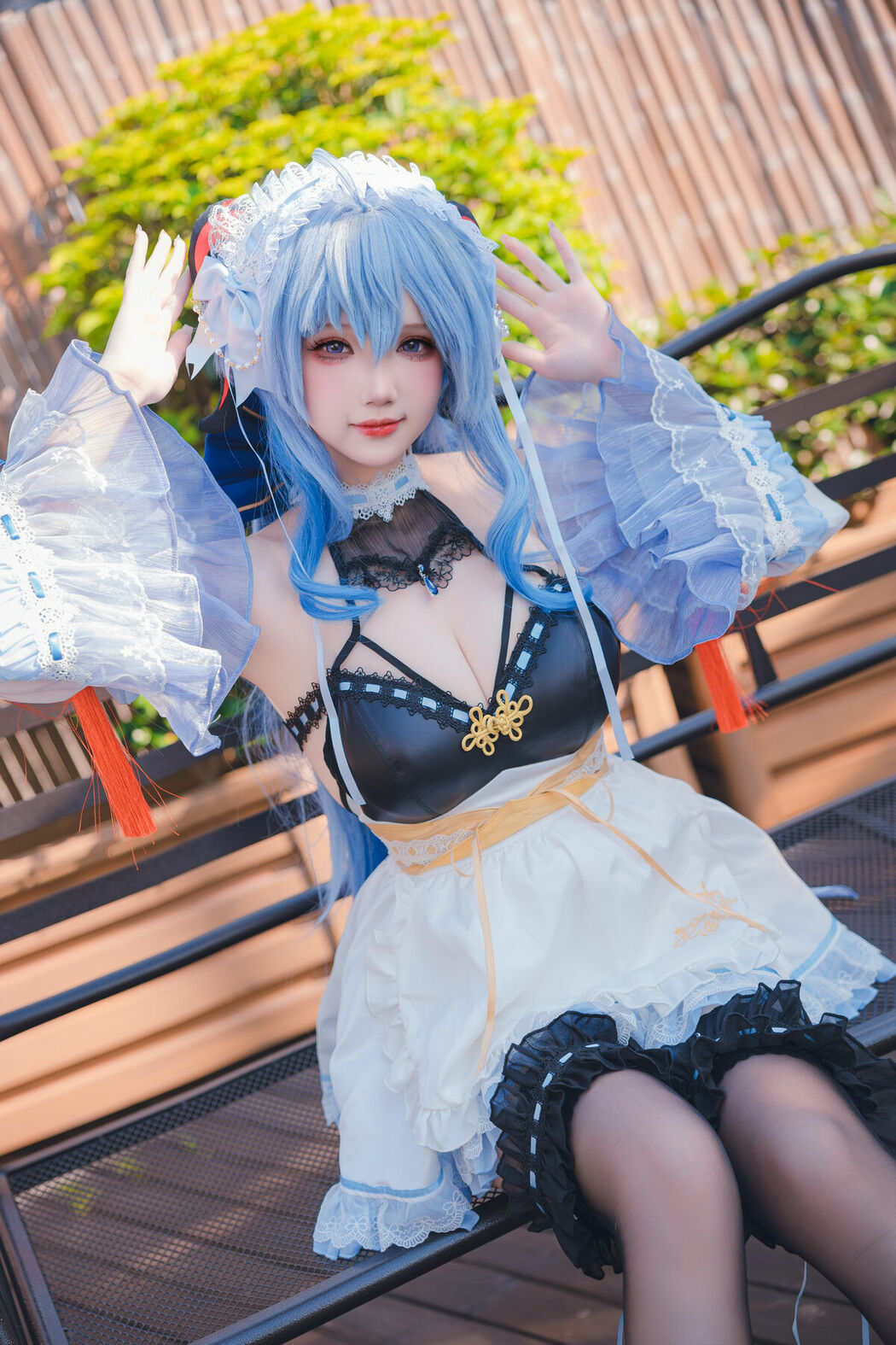 Coser@雪晴Astra – 原神 甘雨女仆 (32P)