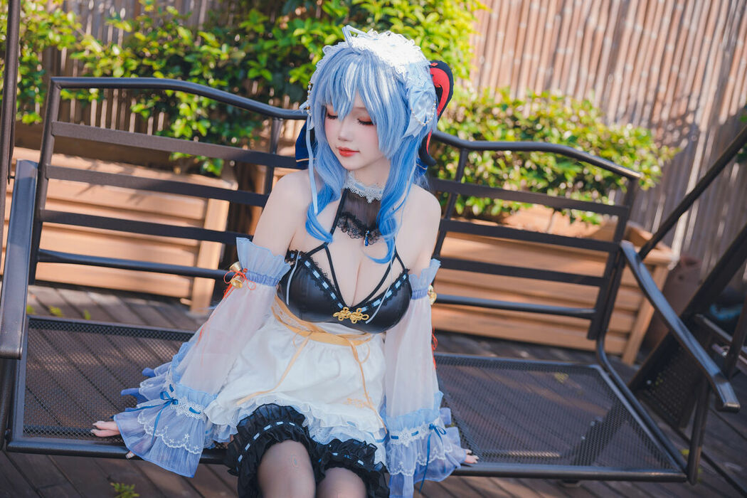 Coser@雪晴Astra – 原神 甘雨女仆 (32P)