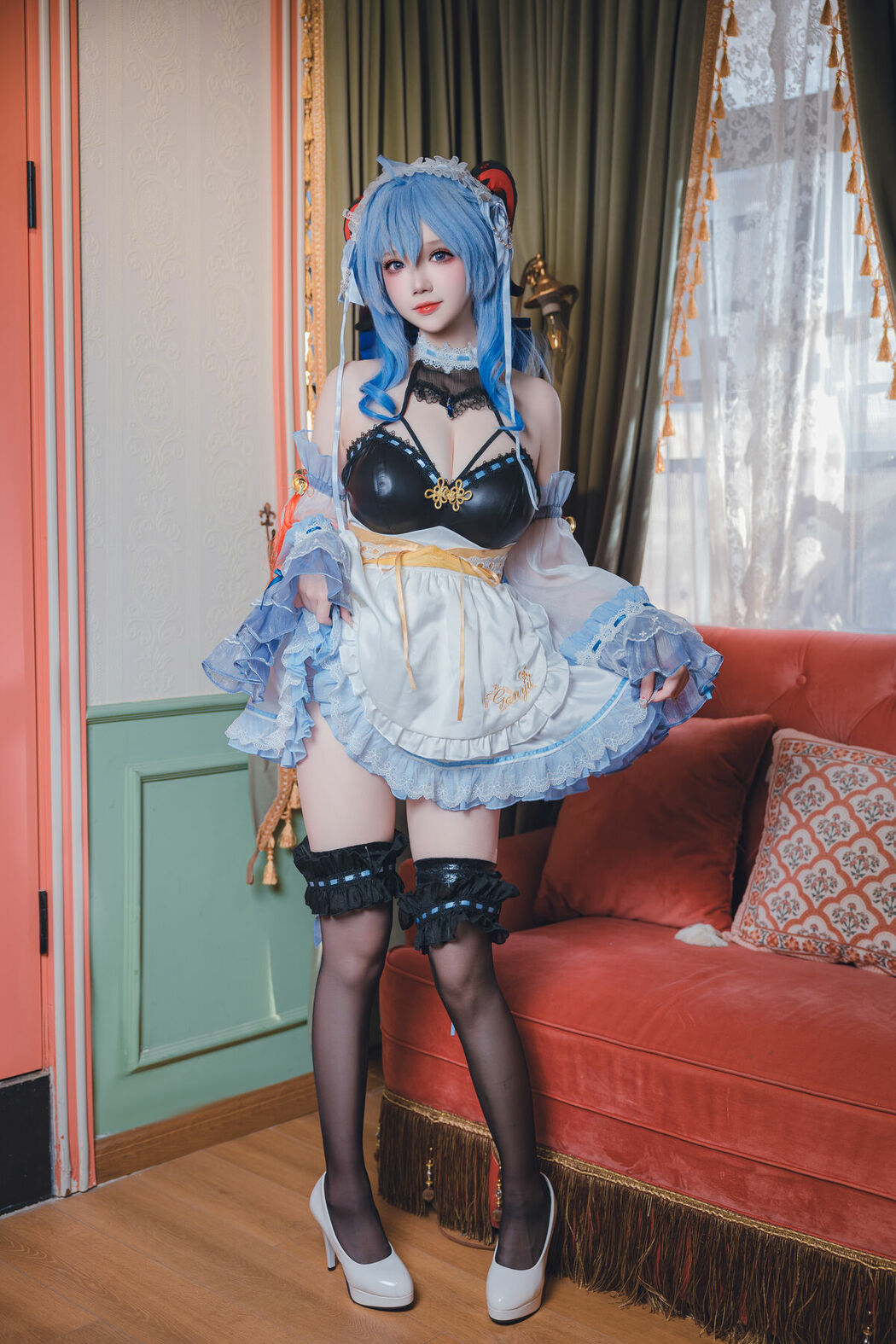 Coser@雪晴Astra – 原神 甘雨女仆 (32P)